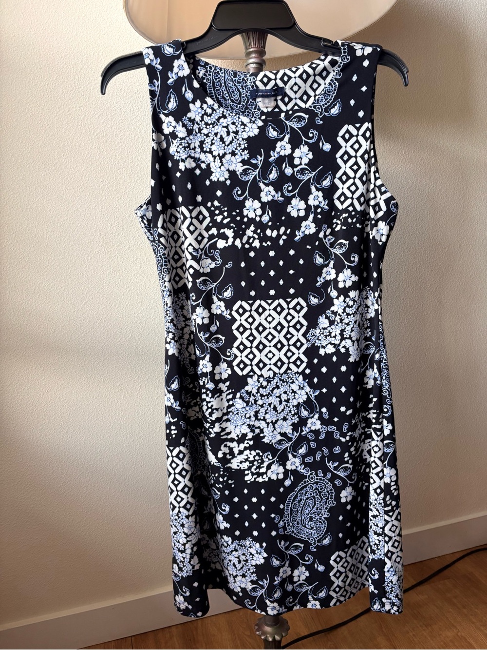 Tommy Hilfiger Bali Patchwork Sleeveless Sheath Dress Size 10